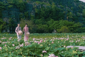 Tur i luksuslimousine: Hoa Lu, Trang An/Tam Coc & Mua Cave