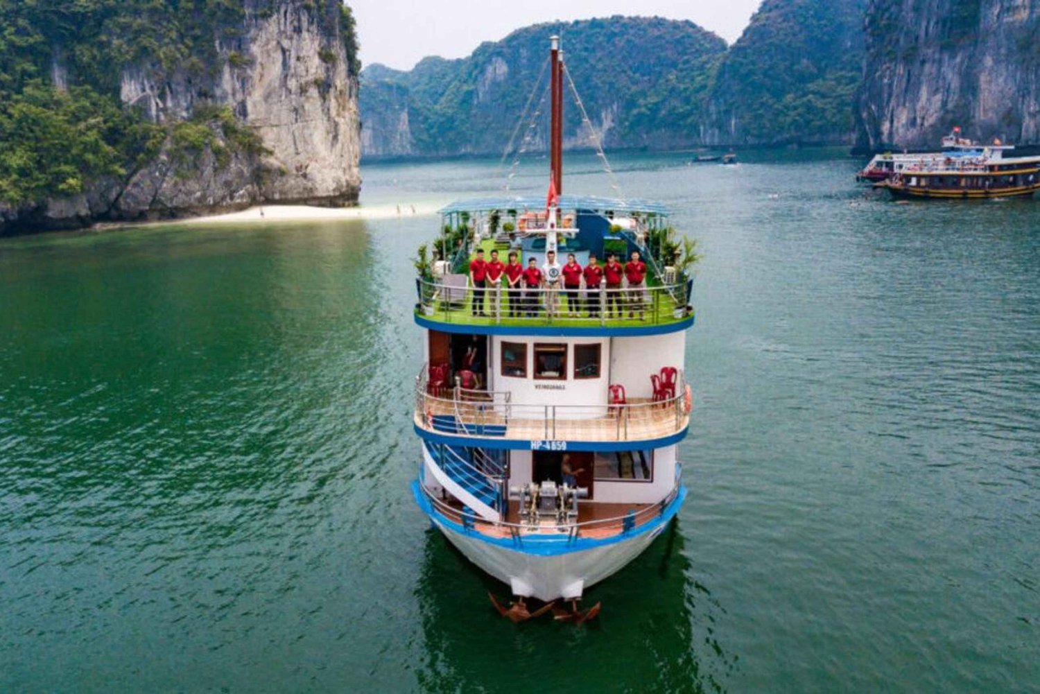 Ninh Binh: 2-dniowy rejs butikowy po zatoce Lan Ha z małą grupą