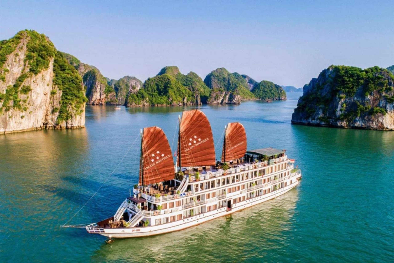 Ninh Binh: 3-dagars Halong Bay 5-stjärnig Arcady-kryssning