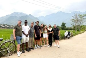 Ninh Binh: 3 dias de trekking e ciclismo em Pu Luong e Mai Chau