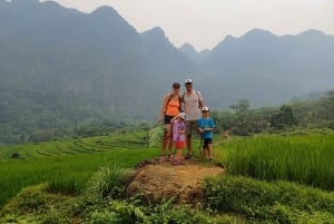 Ninh Binh: 3 dias de trekking e ciclismo em Pu Luong e Mai Chau