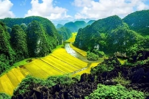 Ninh Binh vanuit Hanoi via wierookdorp Kleine groep van 9