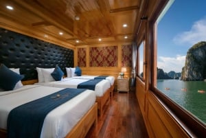 Ninh Binh: Lan Ha, Halong bay luxury cruises with balcony