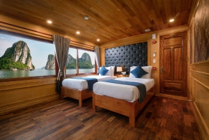 Ninh Binh: Lan Ha, Halong Bay luxe cruises met balkon