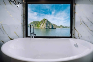Ninh Binh: Lan Ha, Halong Bay luxe cruises met balkon