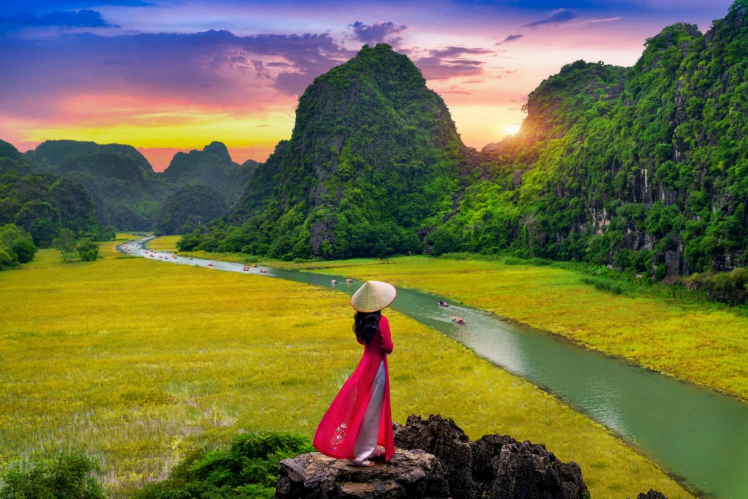 Tour privato di Ninh Binh: Tam Coc, Bich Dong e Thung Nham