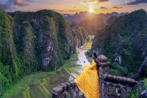 Ninh Binh 1-Tagestour Bai Dinh Trang An Mua Cave Kleingruppe