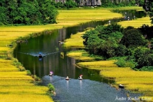 Ninh Binh Trang An Mua-hulen Pu Luong 3-dages tur fra Hanoi