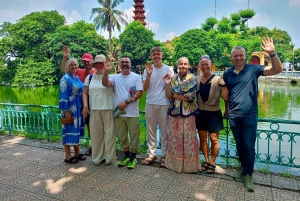 Privat sightseeingtur med cykel i Hanois gamla kvarter med cykeltaxi