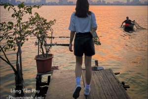 Privat sightseeingtur med cykel i Hanois gamla kvarter med cykeltaxi