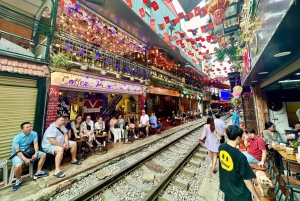 Privat omvisning til fots i Hanoi med besøk i Train Street