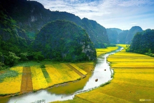 Liten gruppe til Tam Coc - Hoa Lu - Mua Cave 1 dag fra Hanoi