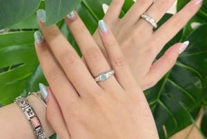 Hanoi: Vietnam Gemstone Silver Clay Ring Workshop