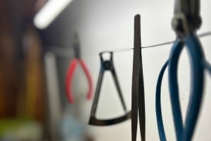 ベトナムハノイのシルバーアクセサリー作りワークショップ