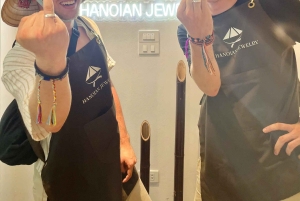 ベトナムハノイのシルバーアクセサリー作りワークショップ