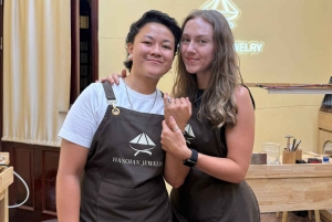 ベトナムハノイのシルバーアクセサリー作りワークショップ