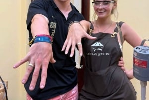 ベトナムハノイのシルバーアクセサリー作りワークショップ