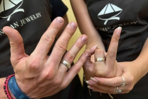 ベトナムハノイのシルバーアクセサリー作りワークショップ