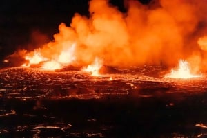 Tout compris : visite des volcans, du tunnel de lave et de la plage de sable noir