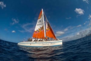 Isla Grande: Vela romántica de 1,5 horas al atardecer desde Waikoloa
