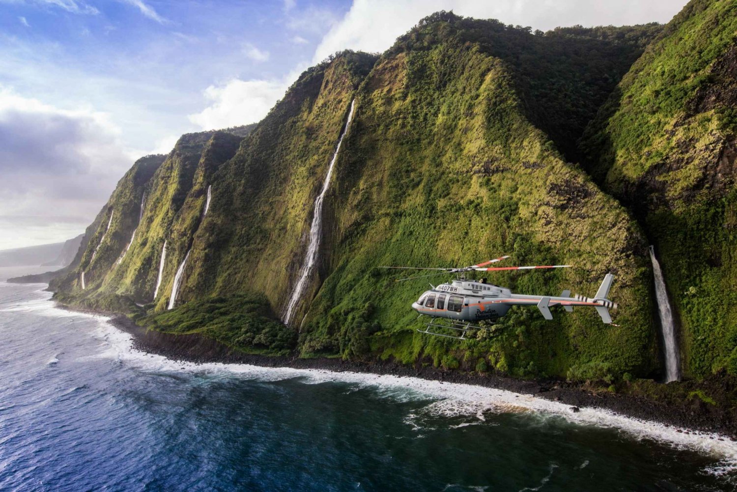 Den store ø: Circle Island Helicopter Tour fra Kona