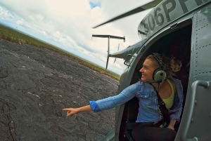 Hawaii: tour a Hilo in elicottero senza portelloni