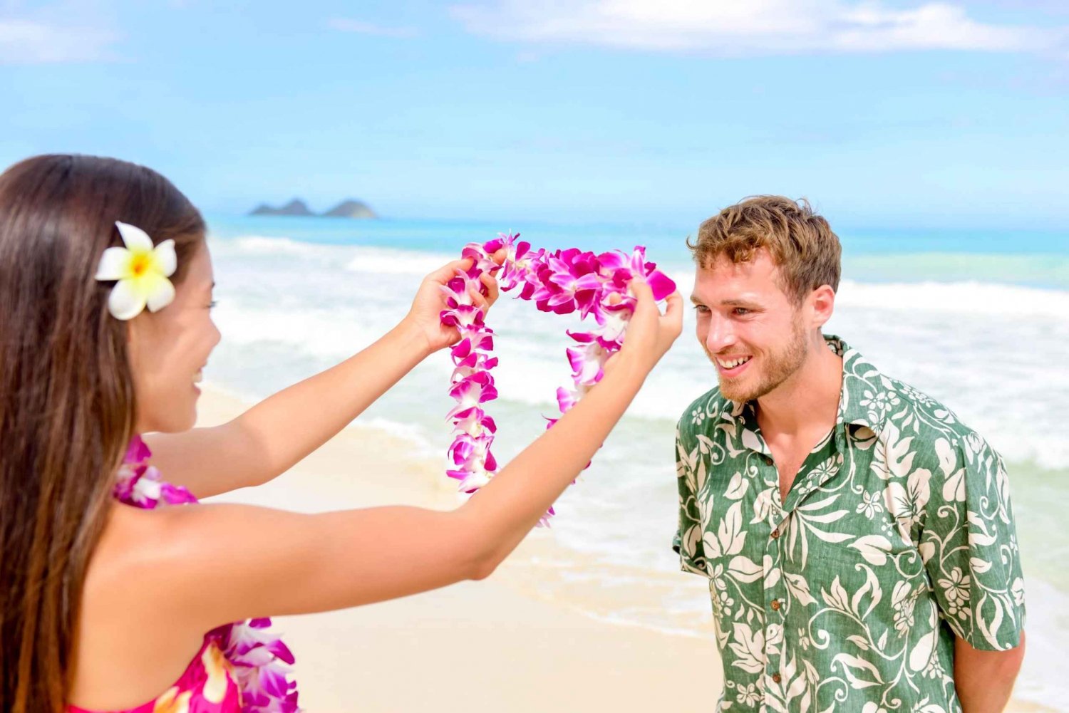 Big Island: Powitanie miesiąca miodowego Lei na lotnisku Kona