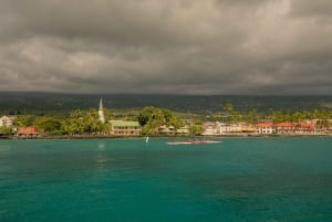 Isla Grande: Crucero en balsa al atardecer en Kona