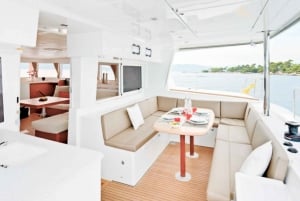 Grande île : Excursion en catamaran de luxe le long de la côte de Kona