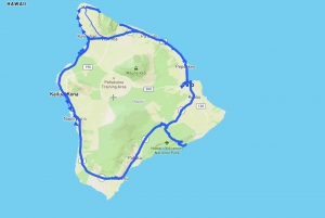 Big Island: Selvguidede audiokøreture - hele øen