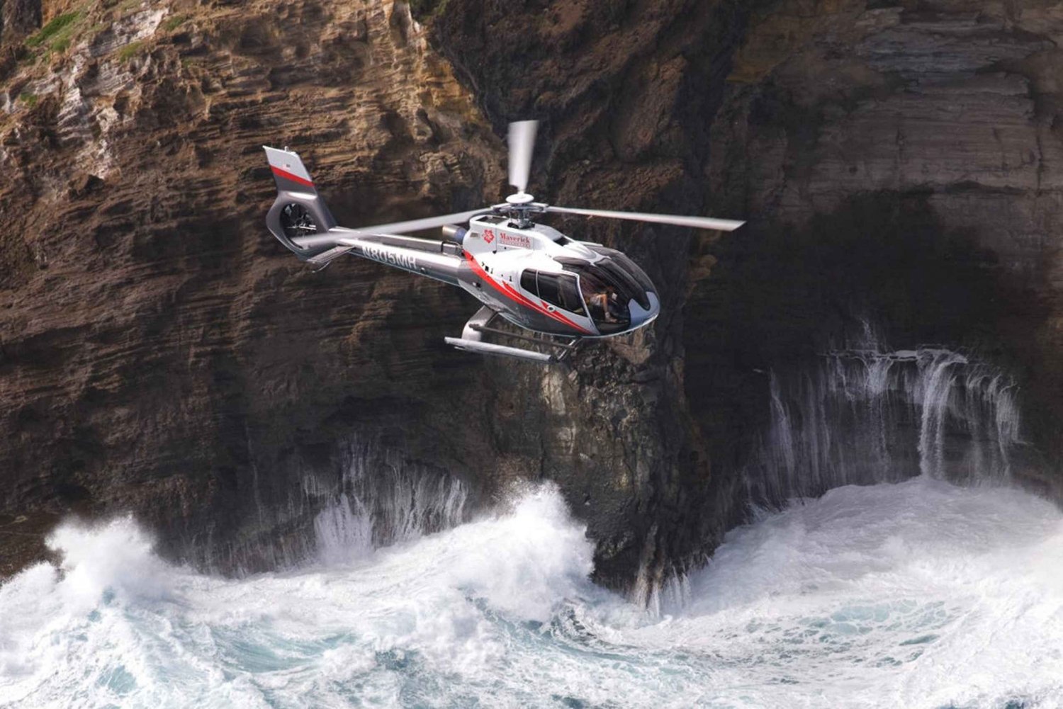 Centrala Maui: Helikopterflygning till Molokai med utsikt över två öar