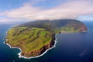 Central Maui : Vol panoramique en hélicoptère sur deux îles vers Molokai