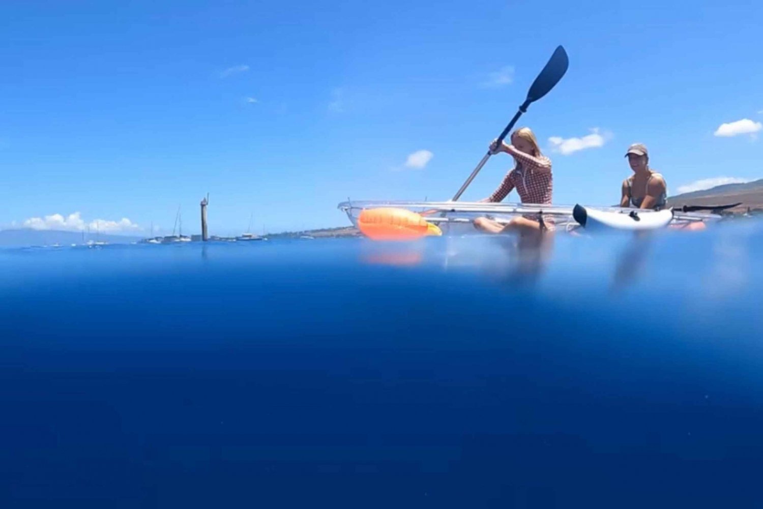 Noleggio kayak vetroso con fondo trasparente | Kayak sicuri e stabili