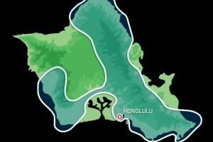 Au départ d'Honolulu : Tour complet de l'île d'Oahu en hélicoptère