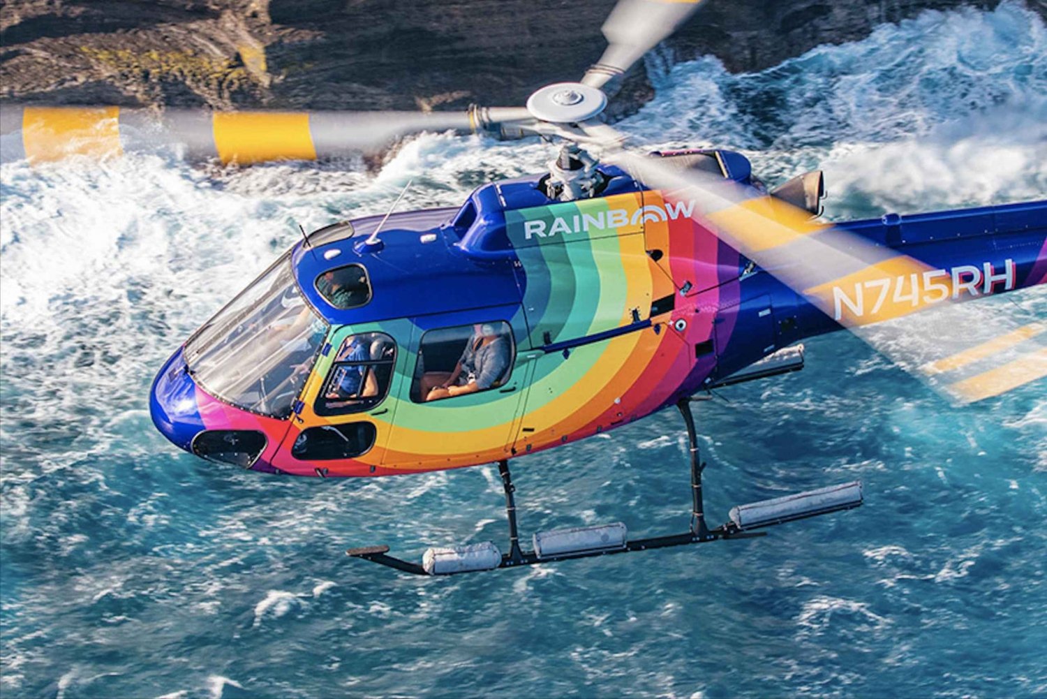 De Honolulu: Passeio de Helicóptero em Oahu com Portas Abertas ou Fechadas