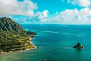 Fra Honolulu: Oahu Helicopter Tour med døre til eller fra