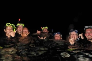 Desde la Bahía de Keauhou: Tour nocturno de Manta Rayas