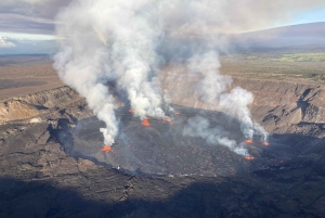 Vanuit Kona: Vulkaan & Waterval Tour, kleine groep