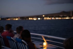 Fra Ma'alaea: Middagskrydstogt ved solnedgang om bord på Quicksilver