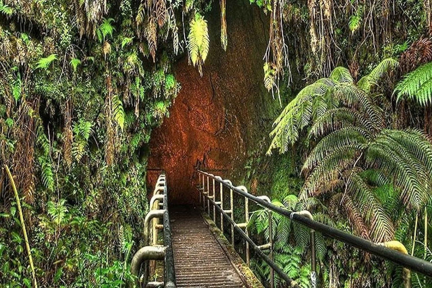 De la Grande île : Visite du parc national des volcans d'Hawaï