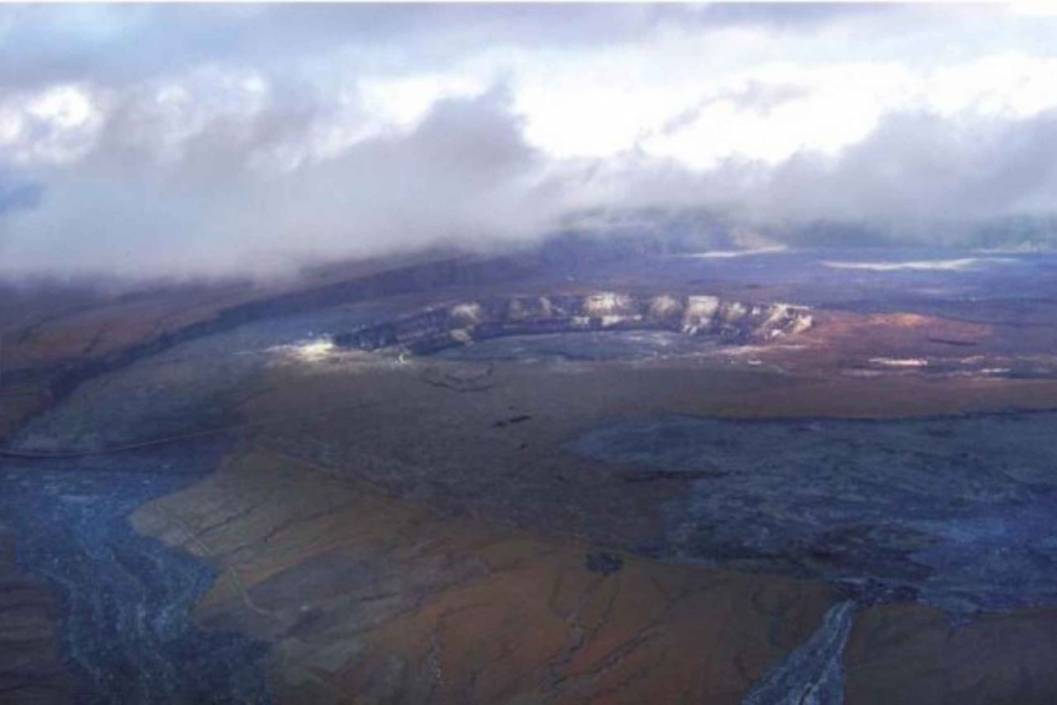 De Waikiki: Helicóptero no Vulcão da Ilha Grande e Excursão Terrestre