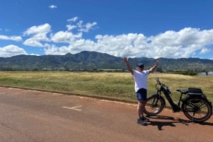 Haleiwa: tour guiado en bicicleta eléctrica por la costa norte con vistas al puerto