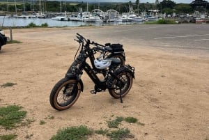 Haleiwa: tour guiado en bicicleta eléctrica por la costa norte con vistas al puerto