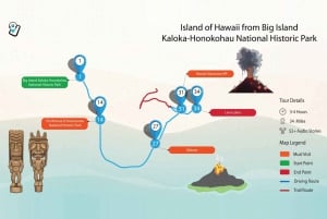 Hawaii Excursión autoguiada en coche por la Isla Grande