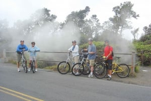 Utleie av el-sykkel og GPS-lyd i Volcanoes National Park
