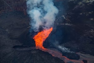 Hilo: Parque Nacional dos Vulcões do Havaí e voo das cachoeiras