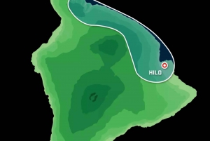 Hilo : Excursion en hélicoptère pour découvrir les chutes d'eau de Hilo