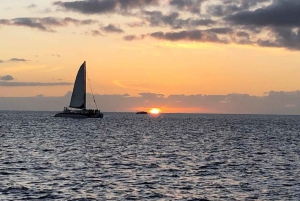 Honolulu: Vela al tramonto con luci della città