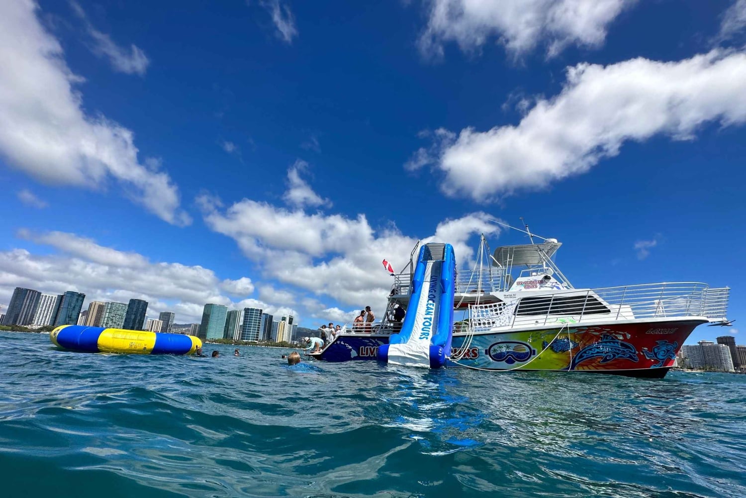 Honolulu: Deluxe Waikiki snorkle- og dyrelivscruise