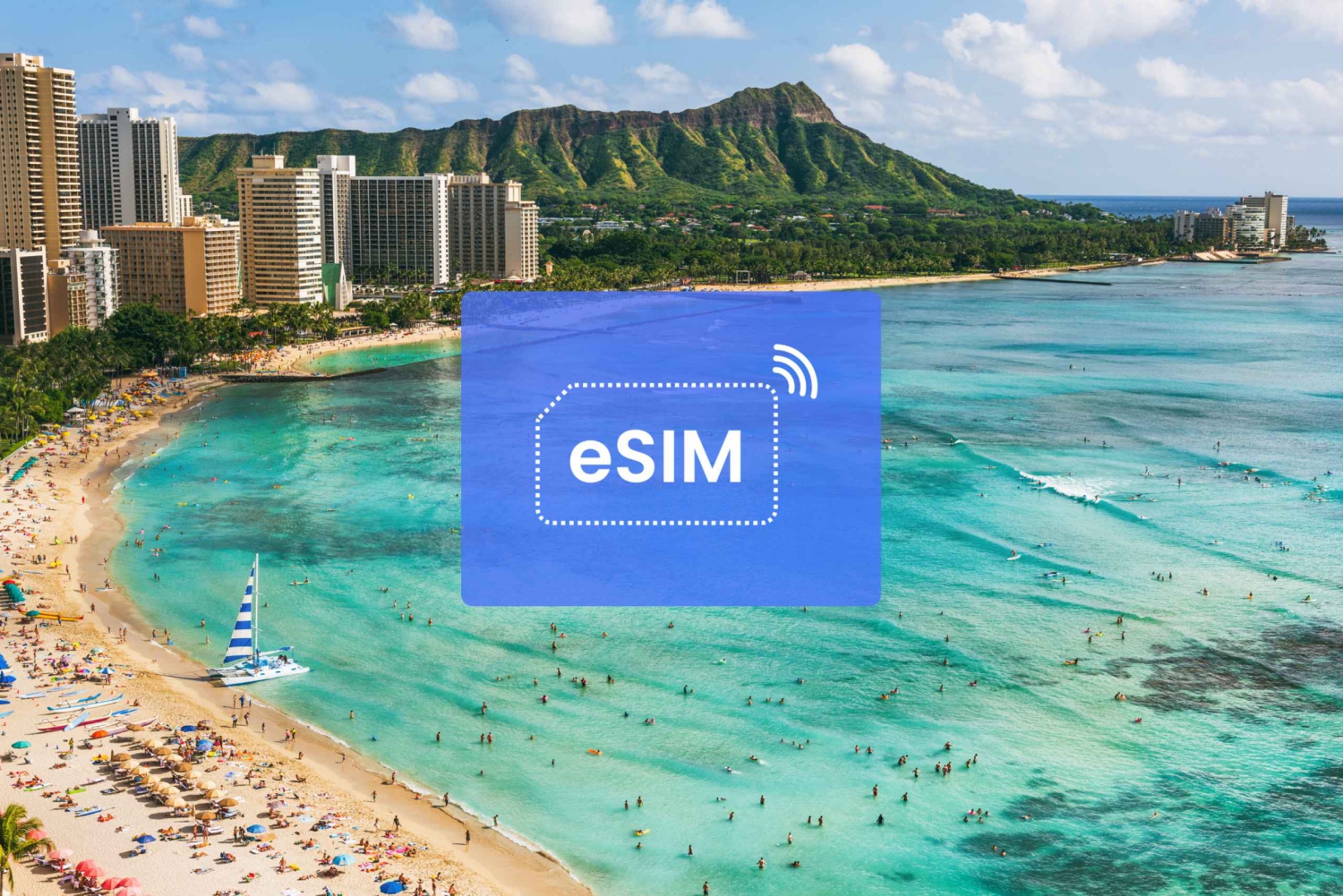 Hawaii: US & optional Canada/ MX eSIM Roaming Data Plan